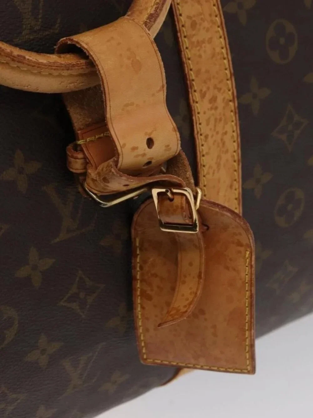 LOUIS VUITTON Monogram Keepall 60 Boston Bag M41422 LV Auth ka2464